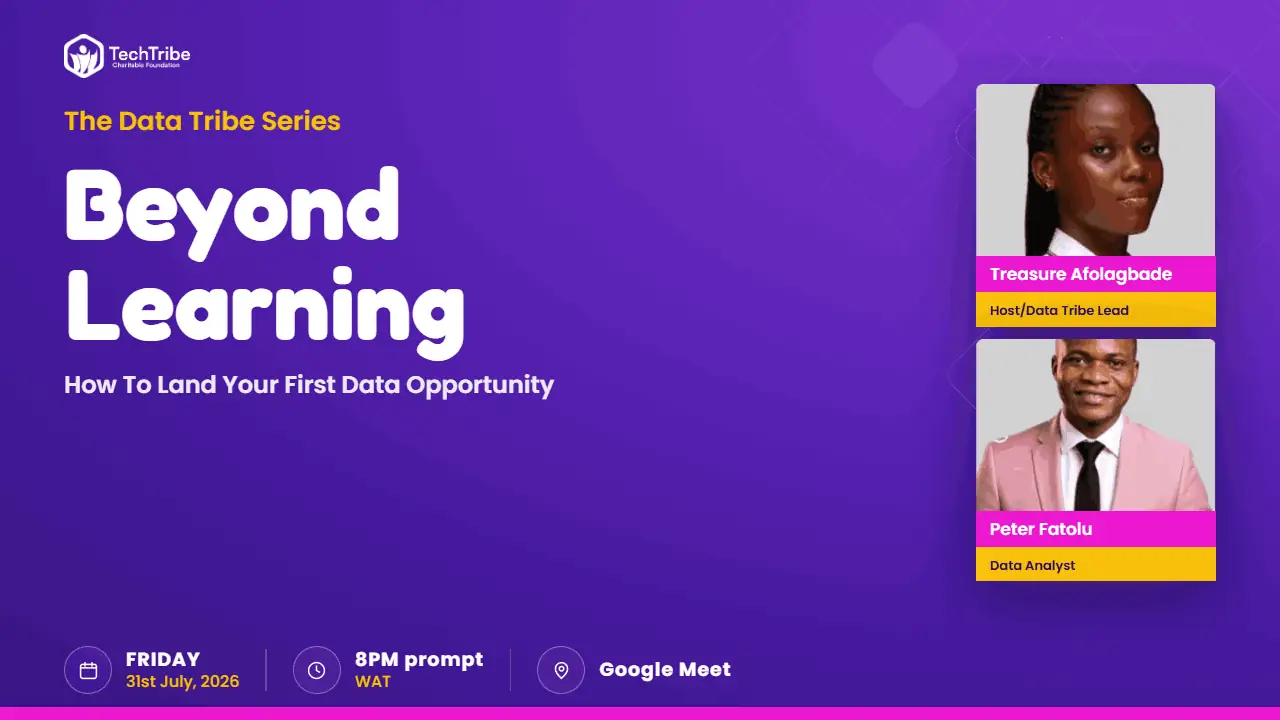 Beyond Learning: How to Land Your First Data Opportunity — session cover